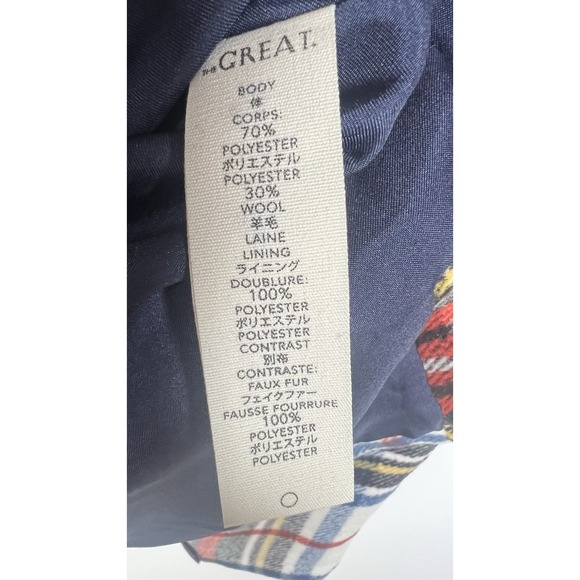 The GREAT Size 3 Large The Cabinmate Plaid Toggle Wool Blend Hooded Jacket NWOT - Picture 10 of 13